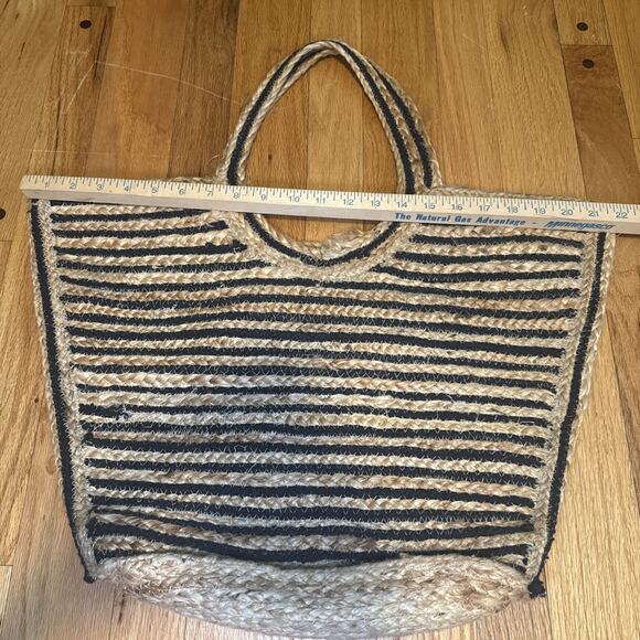 America and Beyond Raven Stripe Eco-friendly Tote - Picture 8 of 14